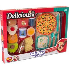 Žaislinių maisto produktų rinkinys Woopie, 36d. kaina ir informacija | Žaislai mergaitėms | pigu.lt