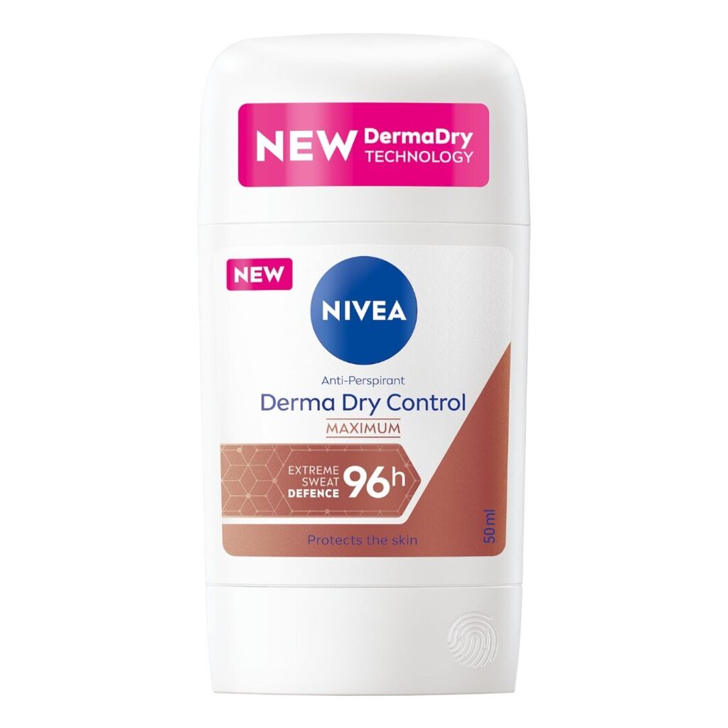 Pieštukinis antiperspirantas Nivea Derma Dry Control, 50 ml kaina ir informacija | Dezodorantai | pigu.lt