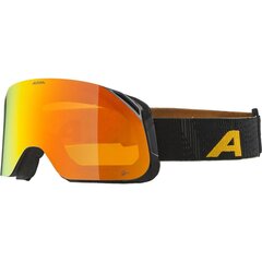 Slidinėjimo akiniai Alpina Blackcomb Q-Lite S2, juodi/oranžiniai kaina ir informacija | Slidinėjimo akiniai | pigu.lt