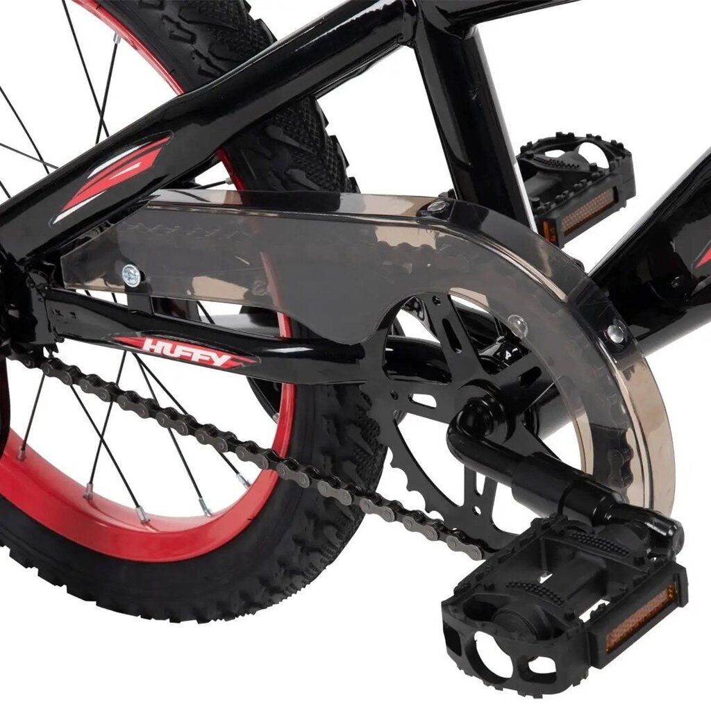Vaikiškas dviratis Huffy Moto X 71809W, 16", juodas/raudonas цена и информация | Dviračiai | pigu.lt