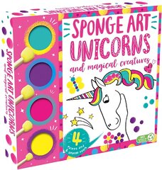 Sponge Art Unicorns and Magical Creatures цена и информация | Книги для малышей | pigu.lt