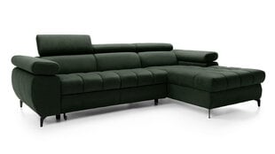 Kampinė sofa Lugano Lars mini, žalia kaina ir informacija | Minkšti kampai | pigu.lt