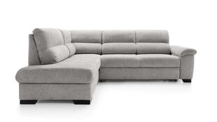 Угловой диван JUNGBAR - L-образный мягкий уголок со спальной функцией и кроватным ящиком, гостиная зона (цвет: серый, оттоманка: справа) цена и информация | Угловые диваны | pigu.lt