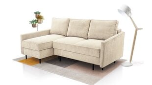Kampinė sofa Miumiu, smėlio spalvos kaina ir informacija | Minkšti kampai | pigu.lt