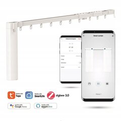 Tuya wifi elektrinis užuolaidų bėgis, Zigbee цена и информация | Шторы | pigu.lt