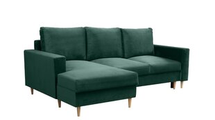 Kampinė sofa Bambi, žalia kaina ir informacija | Minkšti kampai | pigu.lt