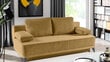 Sofa-lova Toni, geltona kaina ir informacija | Sofos | pigu.lt