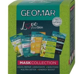 Набор масок для лица Geomar Love Your Skin, 5 штук цена и информация | Маски для лица, патчи для глаз | pigu.lt