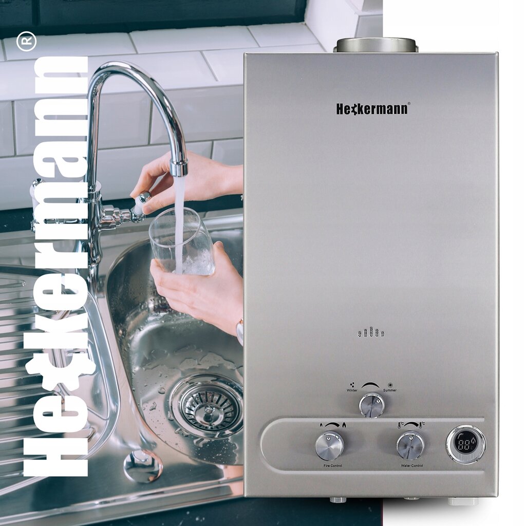 Dujinis momentinis vandens šildytuvas ng 12l kaina ir informacija | Šildymo katilai ir akumuliacinės talpos | pigu.lt