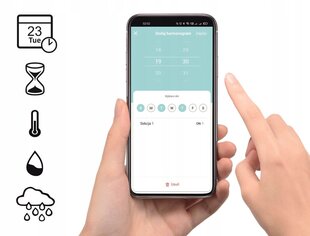 WiFi drėkinimo valdiklis 7 sekcijos цена и информация | Контроллеры | pigu.lt