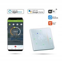 Tuya 16A WiFi termostatas - elektrinis šildymas цена и информация | Обогреватели | pigu.lt