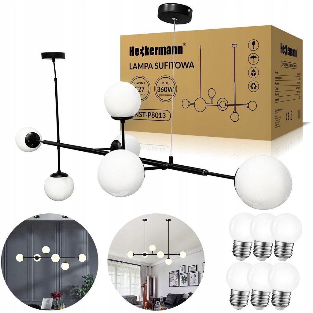 Heckermann pakabinamas šviestuvas kaina ir informacija | Pakabinami šviestuvai | pigu.lt