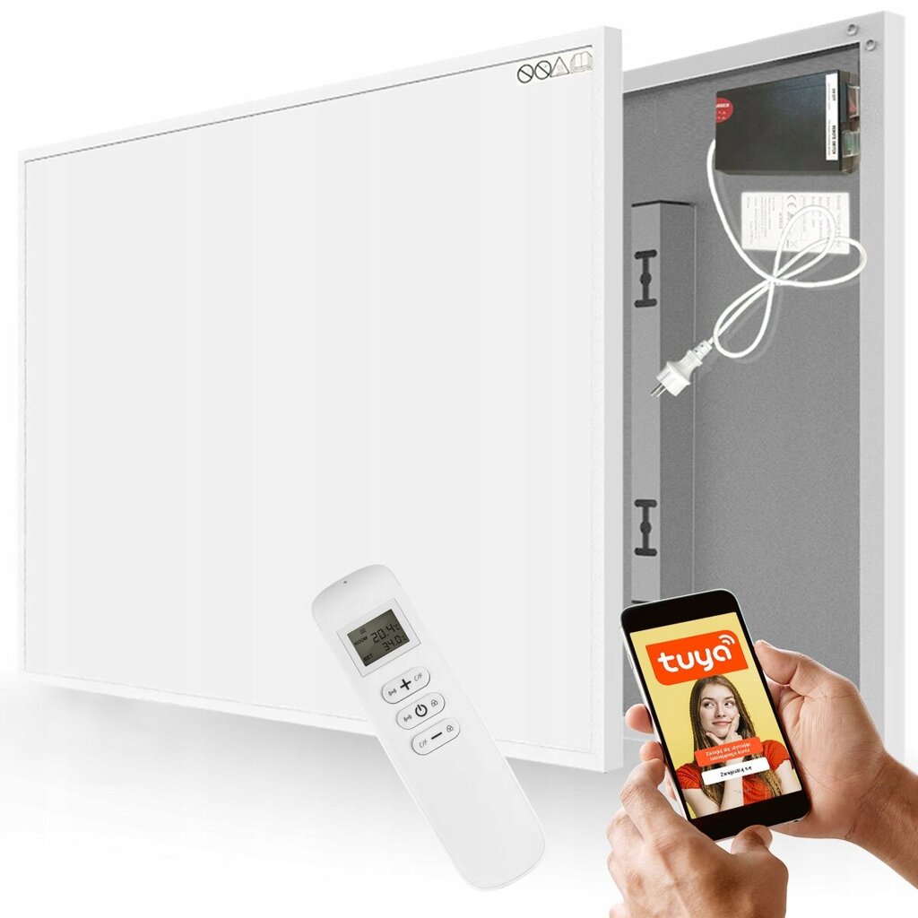 Infraraudonųjų spindulių šildytuvas Grafen 700W wifi termostatas цена и информация | Šildytuvai | pigu.lt