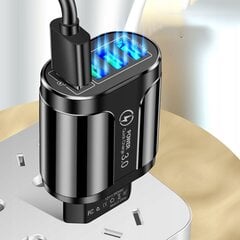 АДАПТЕР HUB REVERSE CHARGER 4x USB цена и информация | Зарядные устройства для телефонов | pigu.lt