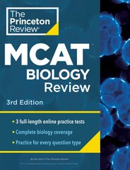 Princeton Review MCAT Biology Review 3rd Revised edition kaina ir informacija | Socialinių mokslų knygos | pigu.lt