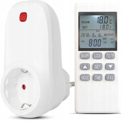 Universalus termostato lizdo valdiklis + nuotolinio valdymo pultas kaina ir informacija | Grindų ir veidrodžių šildymo kilimėliai | pigu.lt