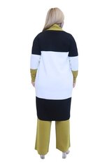 Теплый костюм-тройка/14072/Зеленый/белый/ цена и информация | Женские костюмы | pigu.lt