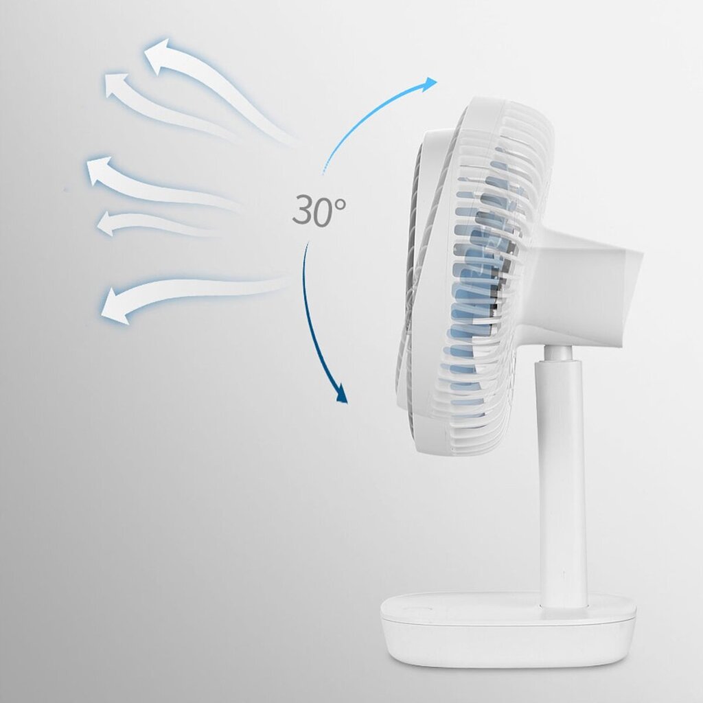 Stalo ventiliatorius tyliai 2200mAah usb kaina ir informacija | Ventiliatoriai | pigu.lt