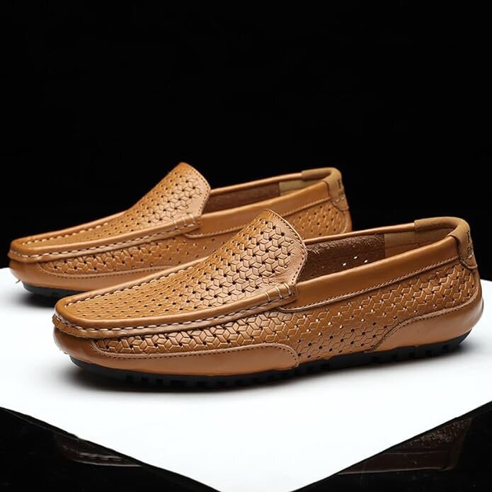 Mokasinai vyrams Editcozy, rudi kaina ir informacija | Vyriški batai | pigu.lt