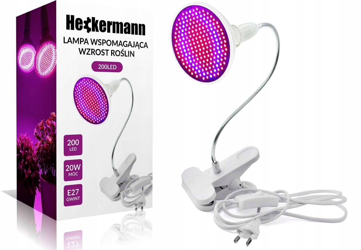 Heckermann 200LED kaina ir informacija | Daigyklos, lempos augalams | pigu.lt