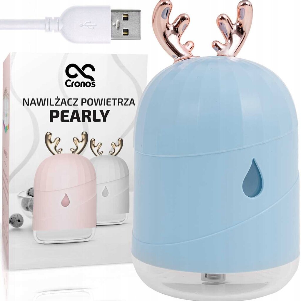 Cronos Pearly drėkintuvas, usb valdoma aromaterapijos lempa kaina ir informacija | Oro valytuvai | pigu.lt