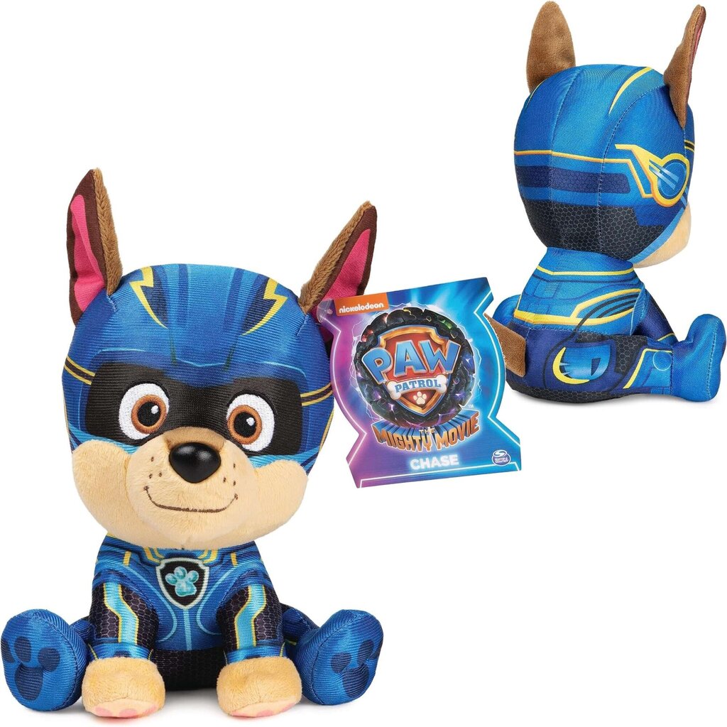 Pliušinis žaislas Paw Patrol (Šunyčiai patruliai) Chase, 23 cm kaina ir informacija | Minkšti (pliušiniai) žaislai | pigu.lt