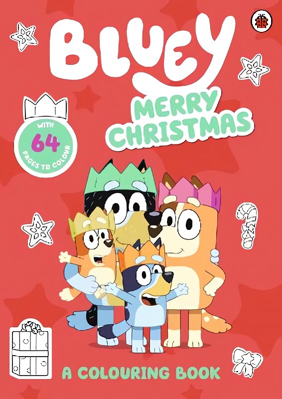 Bluey: Merry Christmas: A Colouring Book цена и информация | Knygos mažiesiems | pigu.lt