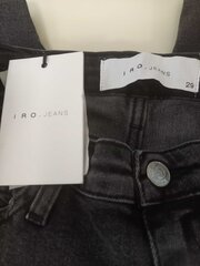 IRO IRO.JEANS Moterims Alyson AE196 trumpinti džinsai Juoda 25W, 29 kaina ir informacija | Džinsai moterims | pigu.lt