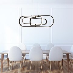 Подвесной светильник Searchlight Clip Flush LED 61775BK цена и информация | Люстры | pigu.lt