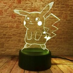 Vaikiškas stalinis šviestuvas LED Pokemon Pikachu Zaxer kaina ir informacija | Vaikiški šviestuvai | pigu.lt