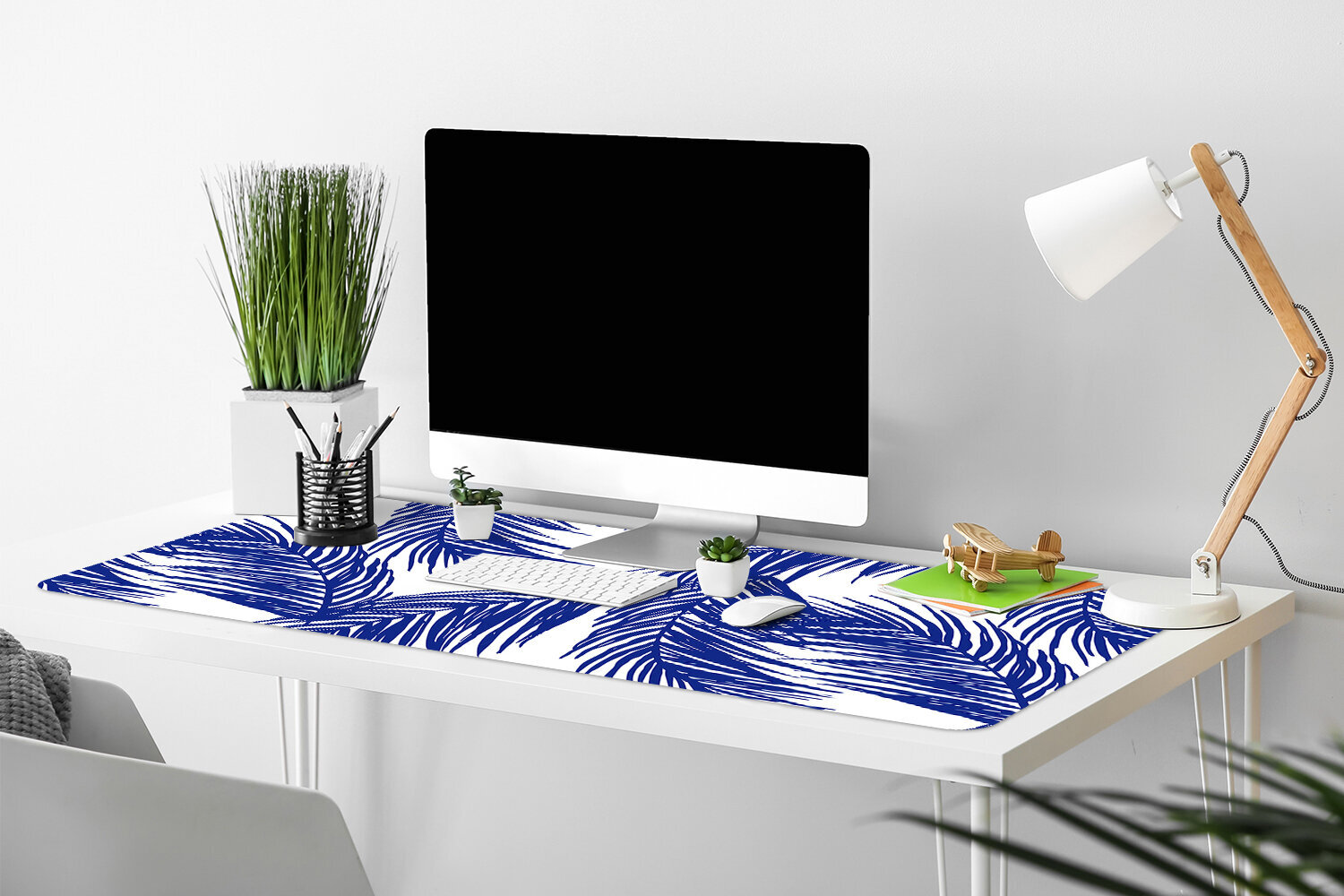 Decormat stalo kilimėlis, lapai, 90x45 cm цена и информация | Staltiesės, servetėlės | pigu.lt
