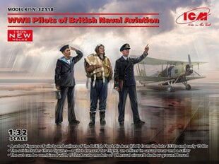 Klijuojamas modelis ICM 32118 WWII Pilots of British Naval Aviation 1/32 цена и информация | Склеиваемые модели | pigu.lt