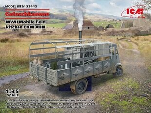 Klijuojamas modelis ICM 35415 WWII German mobile field kitchen AHN Gulaschkanone 1/35 kaina ir informacija | Klijuojami modeliai | pigu.lt