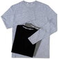 Marškinėliai vyrams Pantoneclo, juodi/pilki, 3 vnt. kaina ir informacija | Vyriški marškinėliai | pigu.lt