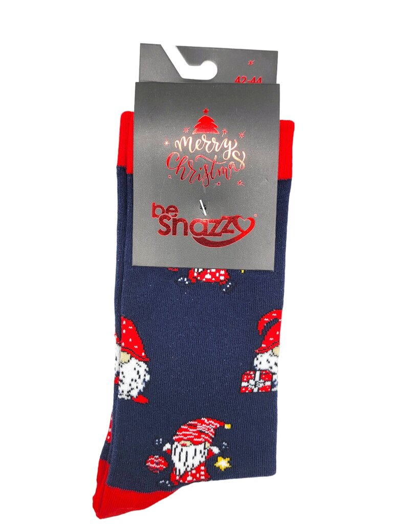 Kalėdinės kojinės unisex be Snazzy SKCH-01, mėlynos kaina ir informacija | Vyriškos kojinės | pigu.lt