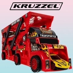 Автовоз c 6 автомобилями Kruzzel цена и информация | Игрушки для мальчиков | pigu.lt