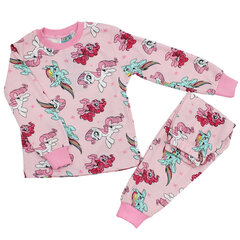 Пижама для девочек Единорог, розовая цена и информация | Пижамы, халаты для девочек | pigu.lt