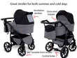 Universalus vežimėlis 3 in 1 GaGaDumi Boston Travel System kaina ir informacija | Vežimėliai | pigu.lt