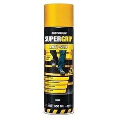 Slidumą mažinantys aerozoliniai dažai SuperGrip™ Anti-Slip, 500 ml spalva geltona цена и информация | Краска | pigu.lt