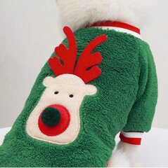 Naminių gyvūnėlių džemperis, 24x35 cm, žalias kaina ir informacija | Drabužiai šunims | pigu.lt