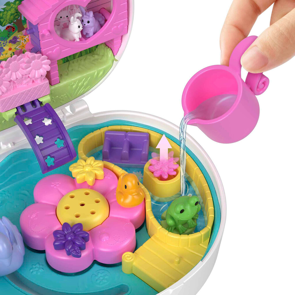 Kompaktiškas rinkinys Polly Pocket Gėlių sodo zuikutis kaina ir informacija | Žaislai mergaitėms | pigu.lt