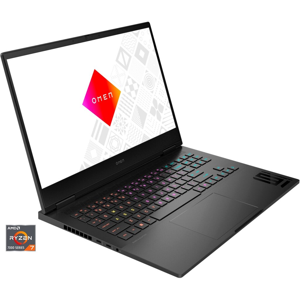 HP OMEN 16 Ryzen 7 7840HS 16GB /512SSD/RTX 4060 144Hz kaina ir informacija | Nešiojami kompiuteriai | pigu.lt