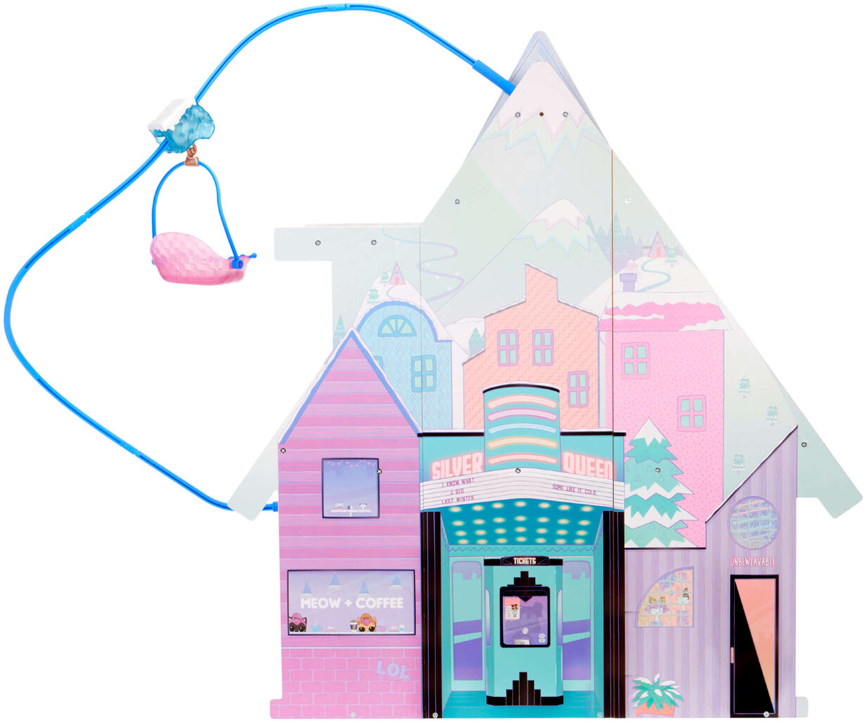Medinis lėlių žiemos namelis L.O.L Surprise цена и информация | Žaislai mergaitėms | pigu.lt