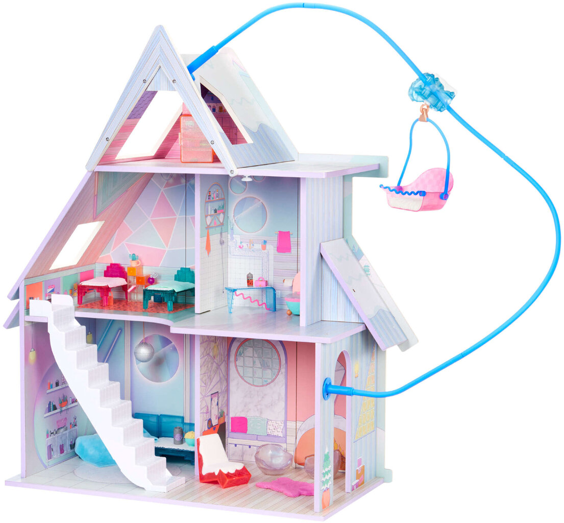 Medinis lėlių žiemos namelis L.O.L Surprise цена и информация | Žaislai mergaitėms | pigu.lt