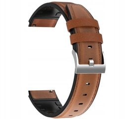 Zaxer Watch Band Strap brown kaina ir informacija | Išmaniųjų laikrodžių ir apyrankių priedai | pigu.lt