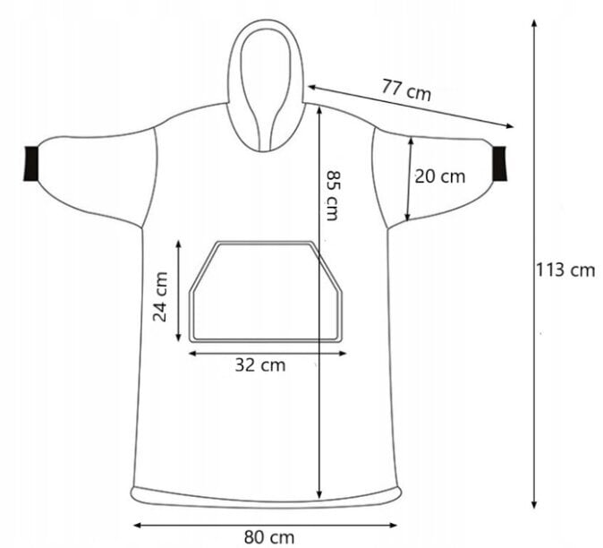 Pledas-megztinis moterims 2in1, juodas kaina ir informacija | Megztiniai moterims | pigu.lt