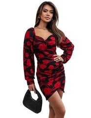 Suknelė moterims Magmac Jamha, raudona/juoda kaina ir informacija | Suknelės | pigu.lt
