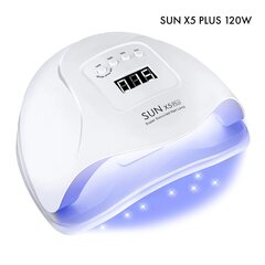 Лампа для ногтей Dual LED Sun X5 Plus 120W цена и информация | Аппараты для маникюра и педикюра | pigu.lt