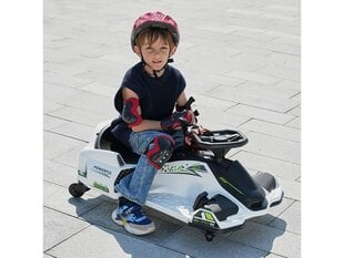 Vaikiškas elektrinis drifto kartingas Rollzone, baltas kaina ir informacija | Elektromobiliai vaikams | pigu.lt