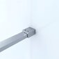 Dušo sienelė Aquabatos Walk-in C10 80, chrome kaina ir informacija | Dušo durys ir sienelės | pigu.lt